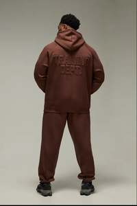 Sudadera con Capucha para Hombre, Corte Holgado, con Logotipo Frontal en Relieve 3D Personalizado, 450 g/m², Felpa de Algodón, Felpa Francesa, Anti-Pilling - Product Image 4