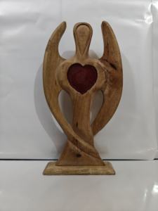 anges en bois, anges en résine époxy, anges avec des ailes - Product Image 6