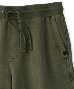Pantalones Cortos de Lona para Hombre 2025, 100% Algodón, Lavado Ácido, Largos hasta la Rodilla, con Cintura Elástica Resistente, Cordón Ajustable y Logotipo Personalizado - Product Image 4