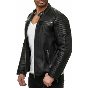 Premium Quality Black <b>Leather</b> <b>Jacket</b> for <b>Men</b> Breathable Customizable Winter <b>Men</b> <b>Leather</b> <b>jacket</b> for <b>men</b> - Product Image 3