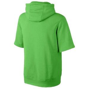 เสื้อฮู้ดผู้ชายแบบสวมใส่สบาย ทรงปกติ ผ้าถัก สีพื้น แขนสั้น สไตล์ลำลอง - Product Image 2
