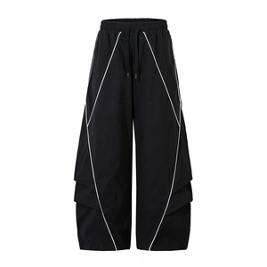 Pantalones Anchos de Estilo Urbano Personalizados, Unisex, Tipo Paracaídas, Techwear, Hip Hop, Joggers, Oversize - Product Image 1