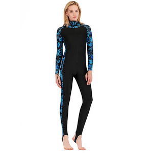 Traje de Neopreno Completo con Capucha para Mujer, Traje de Baño de Una Pieza, Camiseta de Protección Solar para Surf, Playa y Deportes Acuáticos - Product Image 2
