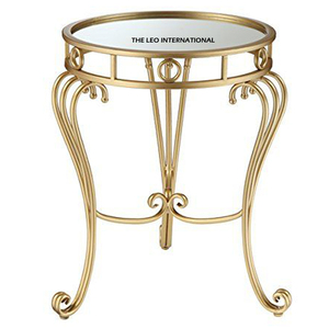 Table d'appoint compacte en métal avec étagère de rangement, légère et portable, idéale pour la chambre, le bureau ou l'extérieur - Product Image 2