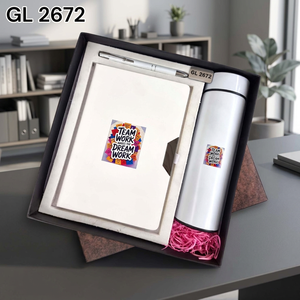 Corporate <b>Gift</b> Set Notebook Pen Stainless Steel Tumbler Custom <b>Office</b> Employee Welcome Business Promotional <b>Gift</b> Box Kit - Product Image 5