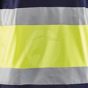T-shirt de sécurité haute visibilité en polyester léger à manches courtes avec bande réfléchissante, design personnalisé et coupe confortable – Fabrication usine - Product Image 6