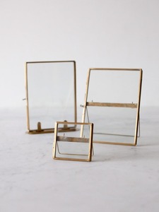 Modern Metal and Glass Photo <b>Frame</b> for Desktop Decoration and Special Occasion <b>Picture</b> Display Accessories - Product Image 1
