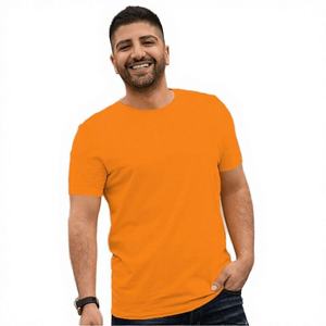 T-shirt de fitness unisexe 100 % coton à manches courtes, imprimé sur mesure, motif uni, col brodé, style streetwear, promotions vierges - Product Image 4