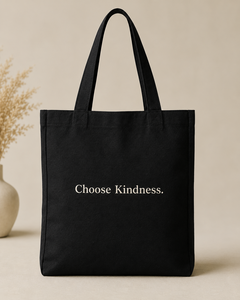 Choose Kindness Eco-Friendly <b>Canvas</b> <b>Tote</b> Bag Large Size Hand Length Handle Supermarket Shopping Daily Use - Product Image 1