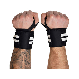 Muñequeras Deportivas de Algodón Resistente con Logotipo Personalizado, Transpirables, para Gimnasio, Levantamiento de Pesas, Soporte para Muñecas, Accesorios de Alta Calidad - Product Image 3