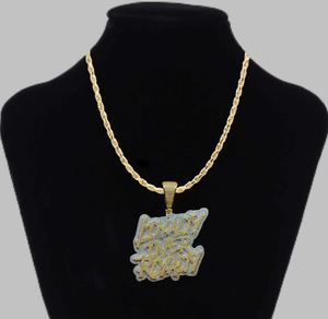 Pendentif Hip Hop exclusif en diamant de laboratoire, argent sterling 925 plaqué rhodium, bijoux étincelants style urbain pour un luxe quotidien - Product Image 5