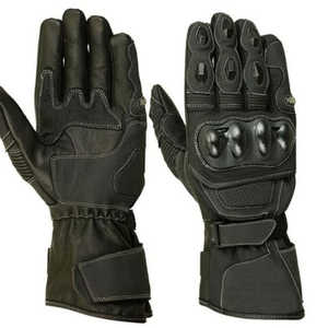 Guantes de Motociclismo de Carreras, Completos, Impermeables, con Pantalla Táctil, Cuero de Alta Calidad, Malla Transpirable, Cómodos y con Protección - Product Image 6