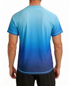 T-shirts professionnels imprimés personnalisés pour hommes, à séchage rapide, écologiques, avec transfert thermique, très demandés - Product Image 5