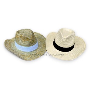 Fabricante de Sombreros de Paja, Sombrero de Paja Gruesa Tejida con Banda Personalizada con Logotipo, Sombrero de Paja para Hombre y Mujer, Sombreros de Paja Estilo Panamá, Vaquero y Marinero - Product Image 3