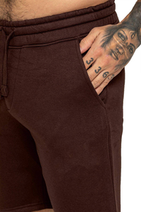 Men's Breathable Cotton Crew Neck T-Shirt and Shorts <b>Set</b> Casual Summer Wear Solid Color <b>Knitted</b> Fabric Street Style 2 Piece <b>set</b> - Product Image 6