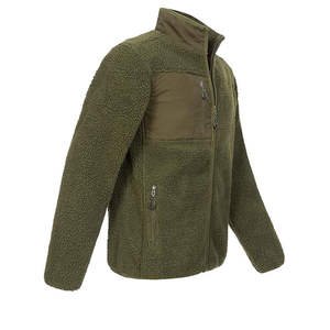 Veste polaire ample à manches longues, couleur unie, avec fermeture éclair sur le devant, séchage rapide, respirante, style urbain, pour l'automne, vente en gros sur mesure - Product Image 4