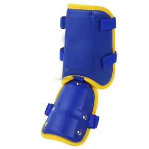 Protège-tibias et protège-pieds de baseball de style le plus récent en cuir PU avec mousse haute densité, sangles réglables, protection professionnelle renforcée - Product Image 4
