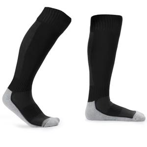 Chaussettes de sport en polyester tricoté, hautes jusqu'au genou, pour l'équitation, pour hommes et femmes, chaussettes de compression pour la course à pied - Product Image 1