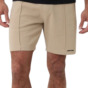 Shorts en molleton pour hommes, coupe décontractée, taille élastique, cordon de serrage, poches latérales, ourlet ouvert, personnalisable, vente en gros, fabricant OEM, fournisseur, bas de tenue - Product Image 1