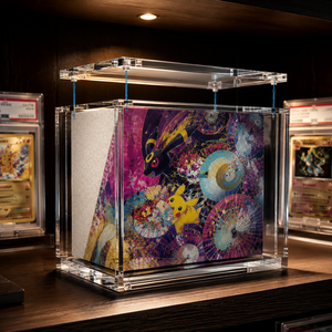 New Design Modern Chrome Finish for Clear Acrylic Booster Box <b>Protector</b> Limited Edition Poke Center Kanazawa Special Display - Product Image 2