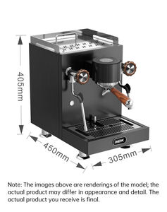 เครื่องชงกาแฟเอสเพรสโซแบบกึ่งอัตโนมัติเชิงพาณิชย์ หม้อต้มคู่ ระบบ E61 หน้าจอสัมผัส สำหรับโรงแรมและร้านกาแฟ - Product Image 3