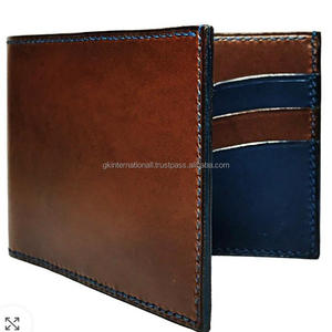 กระเป๋าสตางค์หนังสำหรับผู้ชายดีไซน์พิเศษ,กระเป๋าเงินผู้ชายแบบพับสองทบกระเป๋าใส่บัตร2ช่องบิล6ช่องและช่องใส่การ์ด2ช่องที่ซ่อนอยู่ - Product Image 2