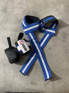 ชุดสายรัดข้อมือรูปเลข 8 ทำจากนีโอพรีนและยางยืด พร้อมสายรัดยกน้ำหนักแบบปรับได้ สำหรับการฝึกซ้อมในยิม - Product Image 2