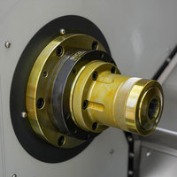 Tour CNC à banc incliné compact avec broche à axe C A2-5 pour tournage de précision de petites pièces métalliques et de broches de précision