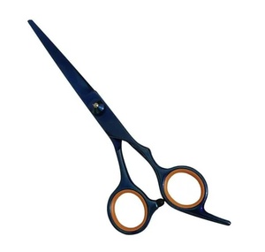 Ciseaux à moustache en acier inoxydable à haute teneur en carbone, revêtement noir, ciseaux à barbe pour la beauté et les soins personnels - Product Image 5