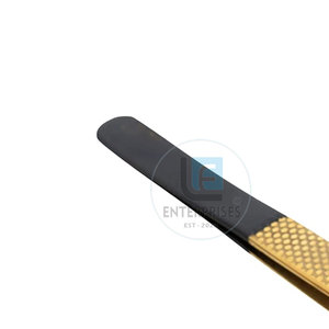 Pinces à extensions de cils de haute qualité en gros, pinces à extensions de cils plaquées or les plus vendues - Product Image 6