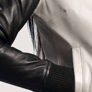 Chaqueta de Cuero Personalizada de Alta Calidad para Mujer, Chaqueta de Invierno de Color Sólido Transpirable de Alta Calidad Hecha a Medida - Product Image 5