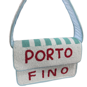 Sac à main artisanal multicolore perlé, forme rectangulaire, design moderne, sac baguette décontracté - Product Image 3