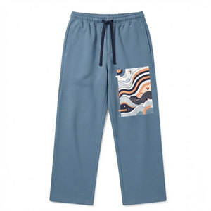 Pantalons DTF pour hommes, pantalons à impression graphique personnalisée, vêtements décontractés streetwear, fabricant de vêtements en gros, vêtements de mode modernes - Product Image 1