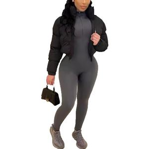 Vente en gros de manteaux en duvet pour femmes personnalisés et à la mode en tissu épais vestes chaudes d'hiver veste polaire à la mode pour dames 2026 - Product Image 5