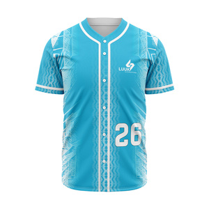 Camiseta de Béisbol Personalizada para Hombre, Transpirable, de Secado Rápido, de Manga Corta, de Alta Calidad, con Estampado Digital, para Softbol - Product Image 4