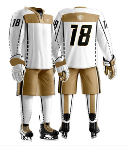 Conjunto de Uniforme de Hockey sobre Hielo Personalizado 2026 con Número de Equipo, Diseño OEM con su Logotipo, Unisex, Ecológico, Transpirable, 100% Poliéster, Adornado - Product Image 4