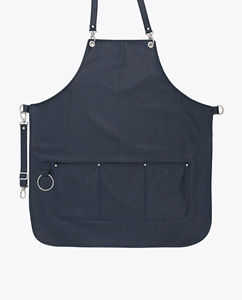 Capa de peluquería de cuero con cintura ajustable y bolsillo para uso de barbero - Product Image 3