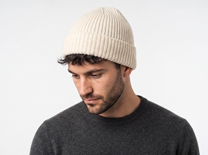 Gorro de Punto Beige Unisex, 100% Acrílico, con Borde, Color Sólido, Casual, Cálido para Invierno, para Adultos, 56-58CM de Circunferencia, Estilo Urbano, para Uso Diario - Product Image 4