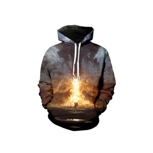 Sweat à capuche personnalisé pour homme, grande taille, imprimé en 3D, sublimation, polyester, graphiques personnalisés - Product Image 2