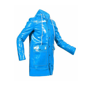 Chaqueta Impermeable para Hombre, Resistente, de PVC, Protección Contra Tormentas, con Opción de Logotipo Frontal, Transpirable, de Secado Rápido, Personalizable, Largo Regular - Product Image 5