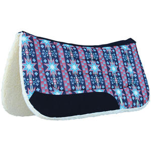 Almohadillas de Alta Calidad para Sillas de Montar, Almohadilla de Fieltro con Estampado de Estrellas de Gran Calidad, Almohadillas para Sillas de Montar Western - Product Image 1