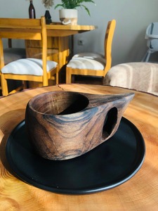HASAN CRAFT Handcrafted Wooden <b>Mug</b> Luxury Design with Handle Eco-Friendly <b>Reusable</b> for Home & Outdoor Use - Product Image 3