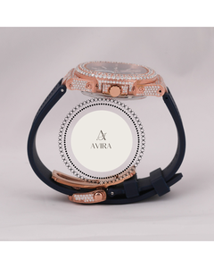 Customized Iced Out Rose Moissanite Diamond <b>Watch</b> Half Iced out Hip Hop <b>Square</b> Quartz Automatic <b>Watch</b> <b>for</b> <b>Men</b> at Wholesale rate - Product Image 4