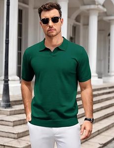 Polos de golf de alta calidad 100% algodón, corte regular, color verde, polo de golf para mujer - Product Image 2