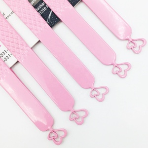 Nouveau style pince à épiler vison durable en acier inoxydable fond coeur extension de cils pince à épiler pointe pointue avec logo personnalisé offre - Product Image 6