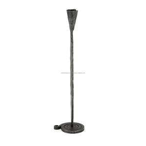 Juego de 2 candelabros altos de hierro forjado, candelabro decorativo de Metal con diseño de Base de remolino forjado a mano para regalo de uso doméstico - Product Image 4