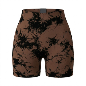 Pantalones Cortos de Yoga Sólidos de Spandex/Nylon Transpirables Sin Costuras Más Vendidos 2026, Levantamiento de Glúteos, Cintura Alta Elástica, para Gimnasio, Entrenamiento, Fitness, Ciclismo - Product Image 2