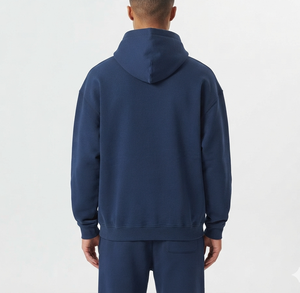Wholesale 500 GSM Cotton Blank <b>Plain</b> Pullover Luxury <b>Hoodie</b> For <b>Men</b> Custom Oversized Street wear Heavyweight Autumn Wear - Product Image 3