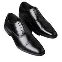 Chaussures Oxford décontractées à lacets en cuir et maille pour hommes, style professionnel élégant en cuir de vachette premium, anti-odeur, tissu, OEM mondial