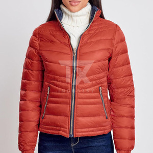 Latest Design Cheap Price Women Puffer Jacket Low MOQ Solid Color Women Puffer Jacket In Low MOQ New Fashion - Product Image 3